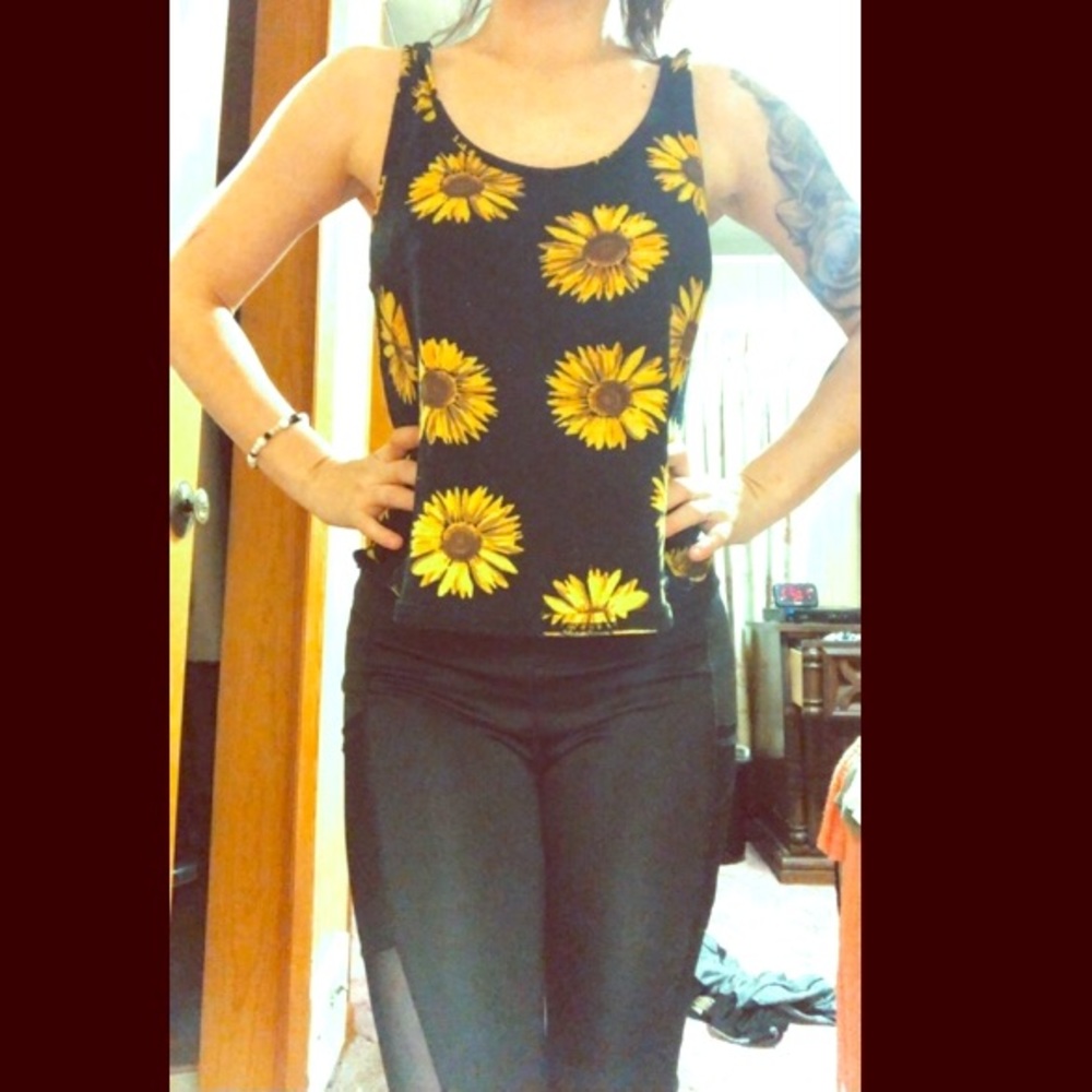 Sunflower Tank Top